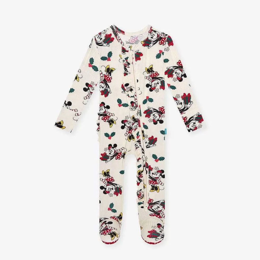 Posh Peanut Footie- Minnie Christmas